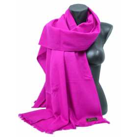 Etole 67cm en 100% cachemire NZO SBARBERI fuschia