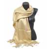 Etole en viscose unie beige