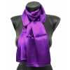 Echarpe en soie violette