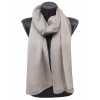Echarpe mousseline de soie grise