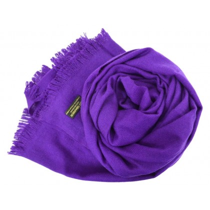 Etole 67cm en 100% cachemire NZO SBARBERI lilas