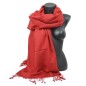 Grande étole 90X200 soie et cachemire rouge Grande étole 90X200 soie et cachemire rouge