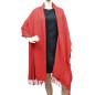 Grande étole 90X200 soie et cachemire rouge Grande étole 90X200 soie et cachemire rouge
