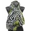 Grand cheche zebre vert