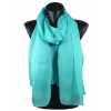 Echarpe mousseline de soie vert opaline