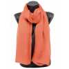 Echarpe mousseline de soie orange