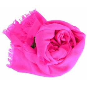 Vrai pashmina rose fuchsia