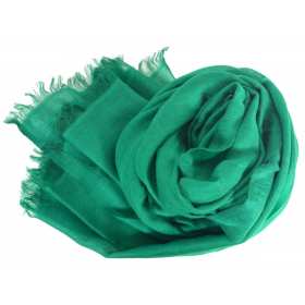 Vrai pashmina vert foncé