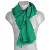 Vrai pashmina vert foncé