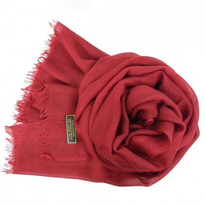 Vrai pashmina bordeaux