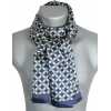 Foulard en soie homme bleu et ciel