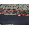 Foulard en soie homme noir motif roues