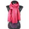 Pashmina en soie et viscose rose indien