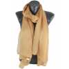 Echarpe mousseline de soie beige