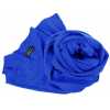 Echarpe en cachemire tricoté bleu-saphir