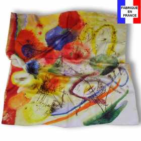 Foulard en soie Kandinsky, Black lines