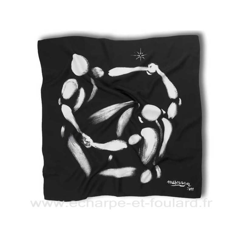 Foulard en soie Mesnager, Silhouette