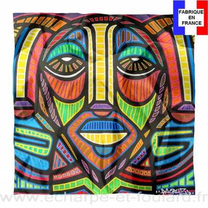 Foulard en soie Da Cruz, Meditation