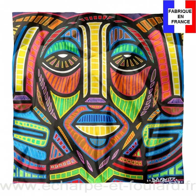 Foulard en soie Da Cruz, Meditation