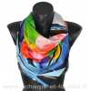 Foulard en soie Koons, Les tulipes