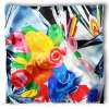 Foulard en soie Koons, Les tulipes