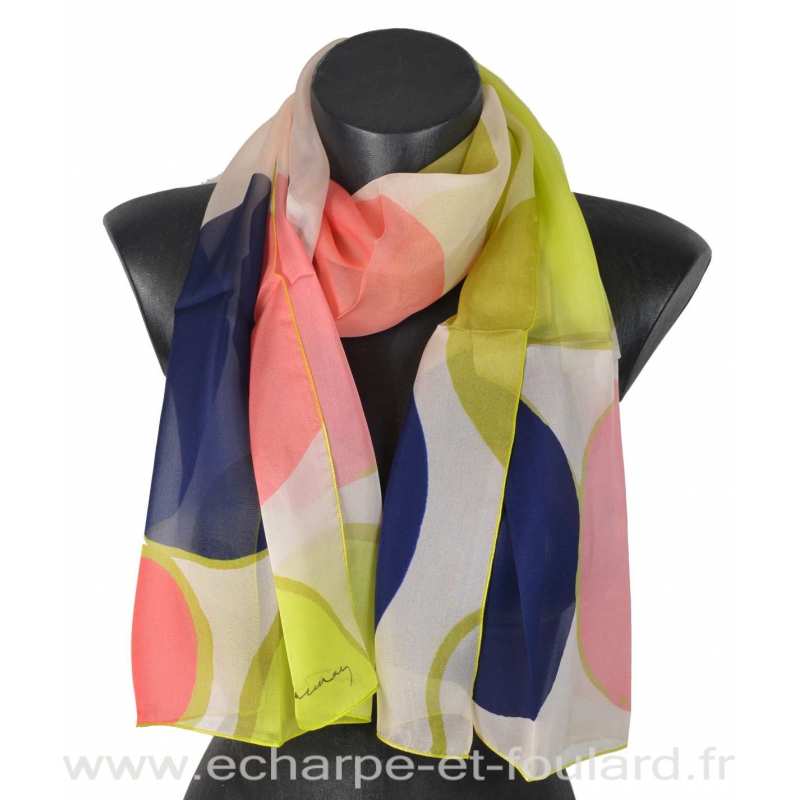 Echarpe soie Delaunay S. - Ronds