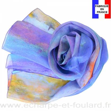 Echarpe soie Bonnard - Baigneurs à la fin du jour