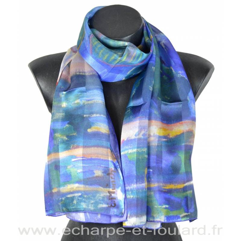 Echarpe soie Munch - Le Tronc Jaune