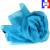 Foulard mousseline soie bleu lagon fabriqué en France