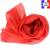 Foulard mousseline soie rouge fabriqué en France