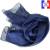 Foulard mousseline soie bleu marine fabriqué en France