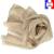 Foulard mousseline soie beige fabriqué en France