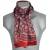 Foulard homme en soie bordeaux