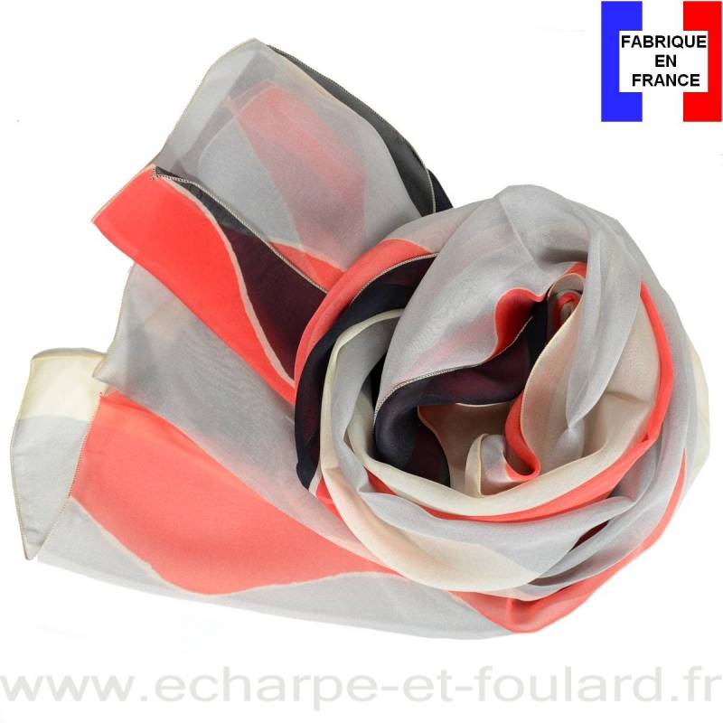 Echarpe soie Delaunay – Vagues