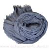 Grand cheche gris bleuté