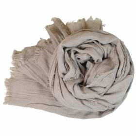 Grand cheche gris-beige