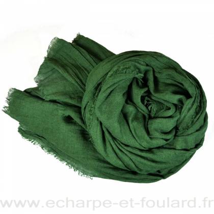 Grand cheche vert foncé