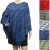 Poncho tricot zig zag - 5 couleurs