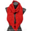 Snood tricot  rouge