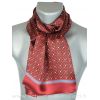 Foulard homme en soie liberty rouge