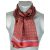 Foulard homme en soie liberty rouge