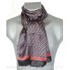 Foulard homme en soie liberty noir