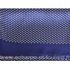 Foulard homme en soie bleu pois blancs