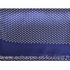 Foulard homme en soie bleu pois blancs