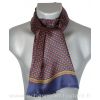 Foulard en soie homme bleu et vert - ronds