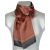 Foulard en soie homme noir et rouge - ronds