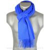 Echarpe en 100% cachemire bleu