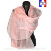 Etole cérémonie en soie rose clair fabriquée en France