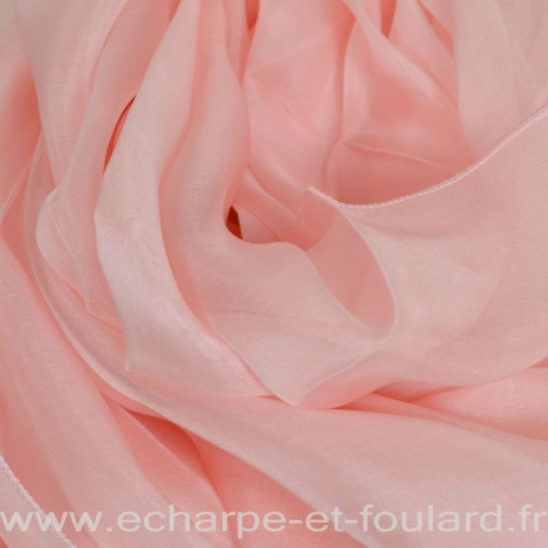 Etole cérémonie en soie rose clair fabriquée en France