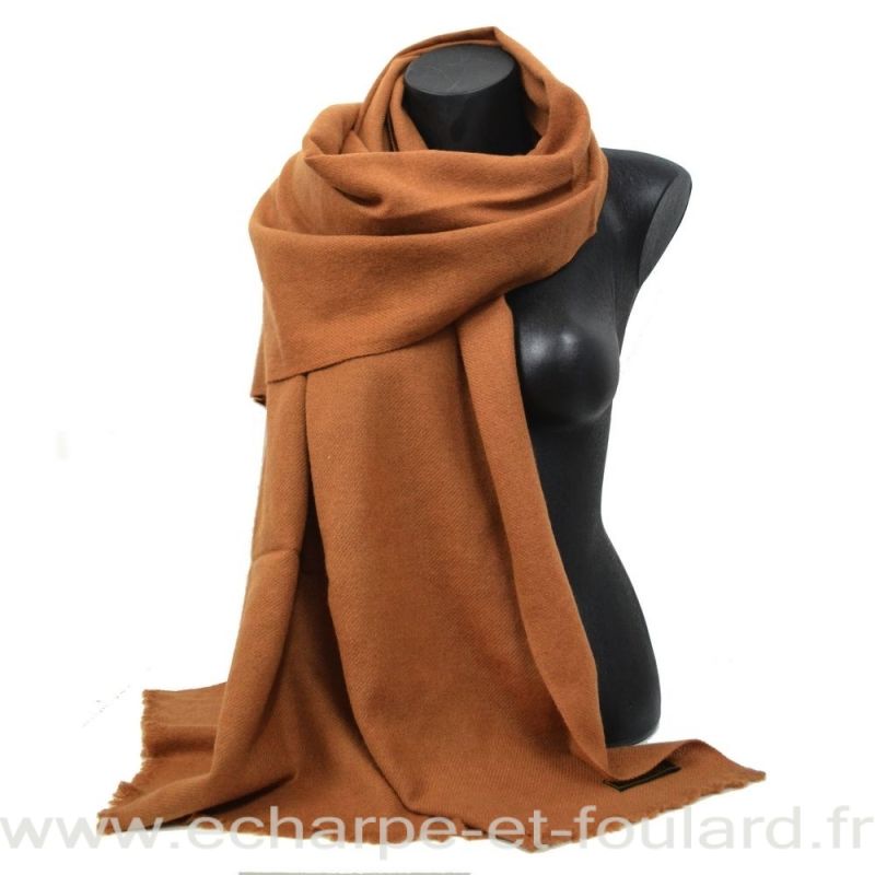 Etole 88cm en 100% cachemire NZO SBARBERI camel